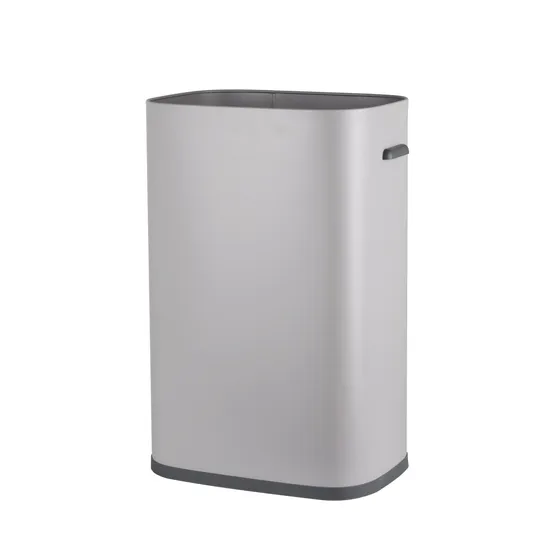 Lixeira automática inteligente com sensor infravermelho de bateria, lata de lixo em aço inoxidável